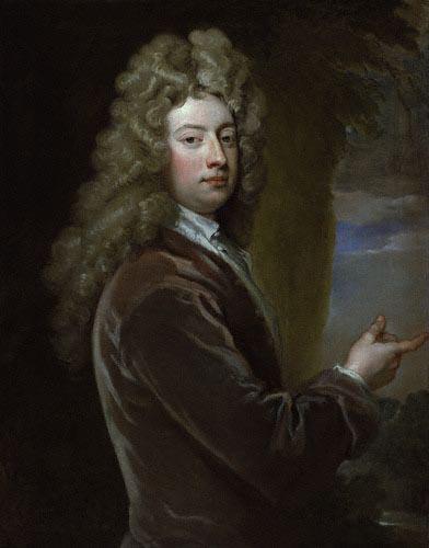 William Congreve oil painting by Sir Godfrey Kneller, Bt